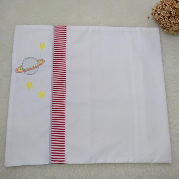Lençol e Fronha de Carrinho ou Mini Berço Astronauta