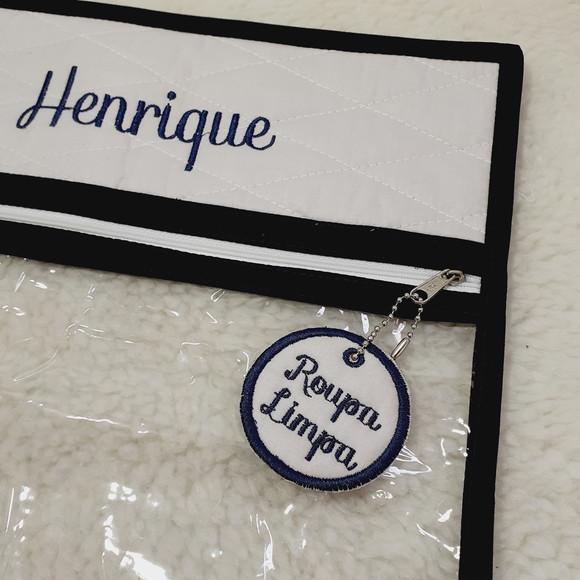 Saquinho Impermeável Personalizado para Mala Maternidade