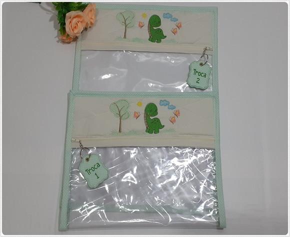 Saquinho Impermeável Maternidade Troca Roupa Bebê