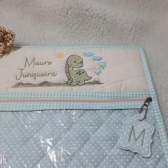 Saquinho Maternidade Personalizado Dinossauro Menino
