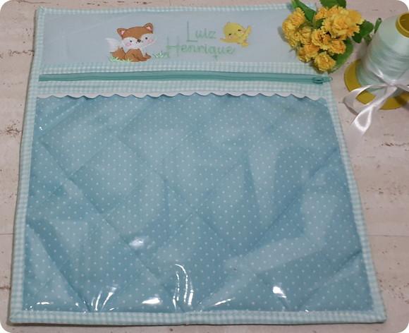 Saquinho Maternidade Organizador Personalizados Bebê Safári