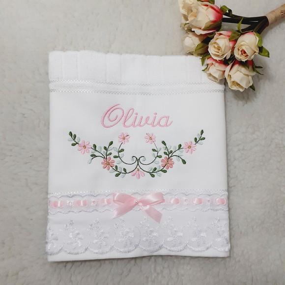 Toalha de Lavabo Personalizada Presente Dia das Mães