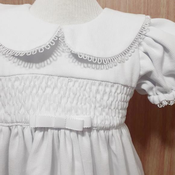 Vestido de Batizado para Bebê Infantil Menina