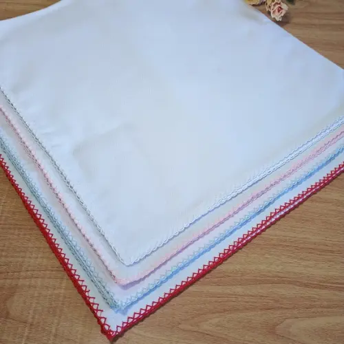 Cueiro Flanelado Picueta Ponto Croche Enxoval Bebê Dia a Dia