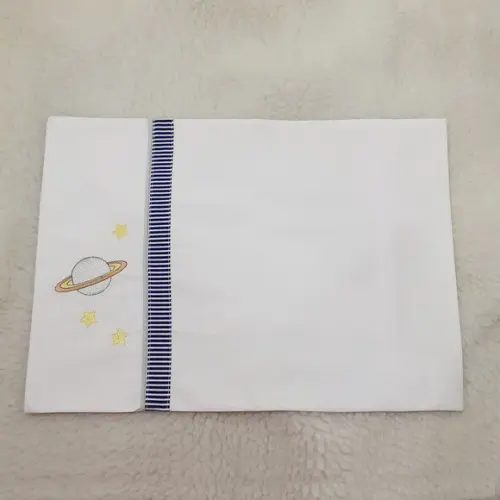 Jogo de Lençol Mini Berço Personalizado Astronauta Menino