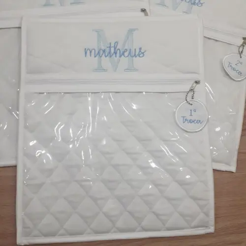 Kit 5 Saquinhos Personalizado para Mala de Maternidade