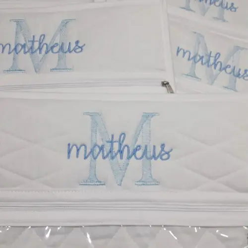 Kit 5 Saquinhos Personalizado para Mala de Maternidade