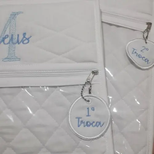 Kit 5 Saquinhos Personalizado para Mala de Maternidade