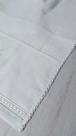Kit Batizado Fralda de Ombro e Boca Personalizados Branco