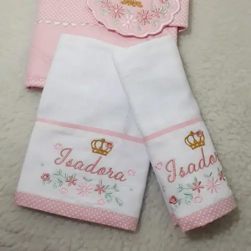 Kit Porta Fraldas Lenço Fraldinha de Boca e Fralda Passeio