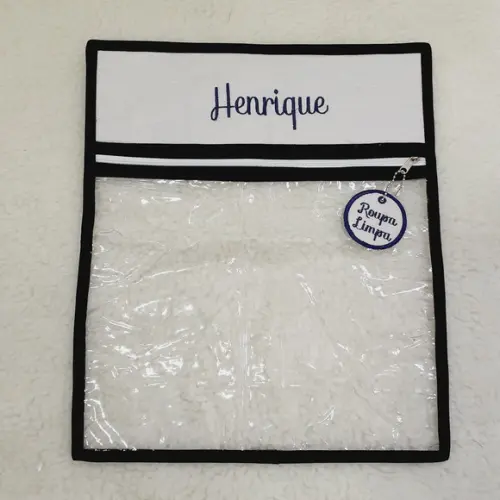 Saquinho Impermeável Personalizado para Mala Maternidade