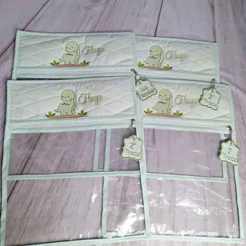 Saquinho Organizador Personalizado para Maternidade 4 Unid.