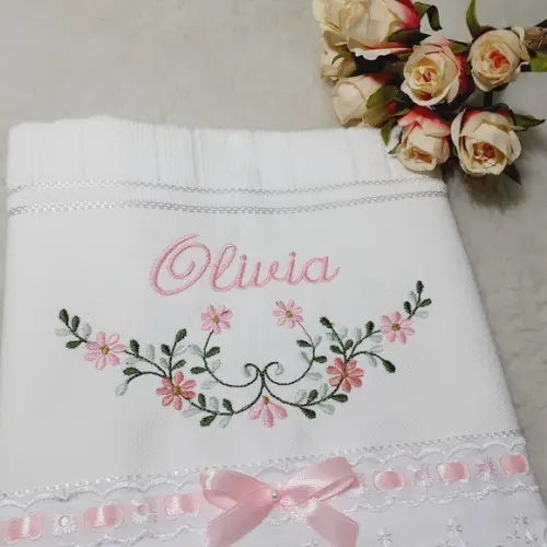 Toalha de Lavabo Personalizada Presente Dia das Mães