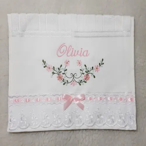Toalha de Lavabo Personalizada Presente Dia das Mães