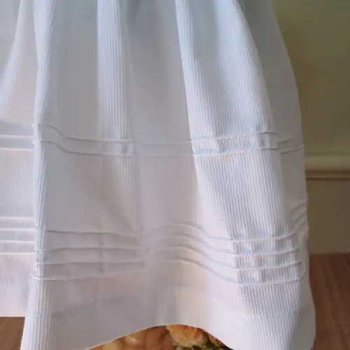 Vestido Batizado Branco Bordado Bebê Infantil Menina