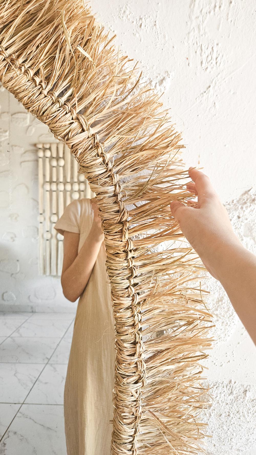 Espelho de palha - 180 cm