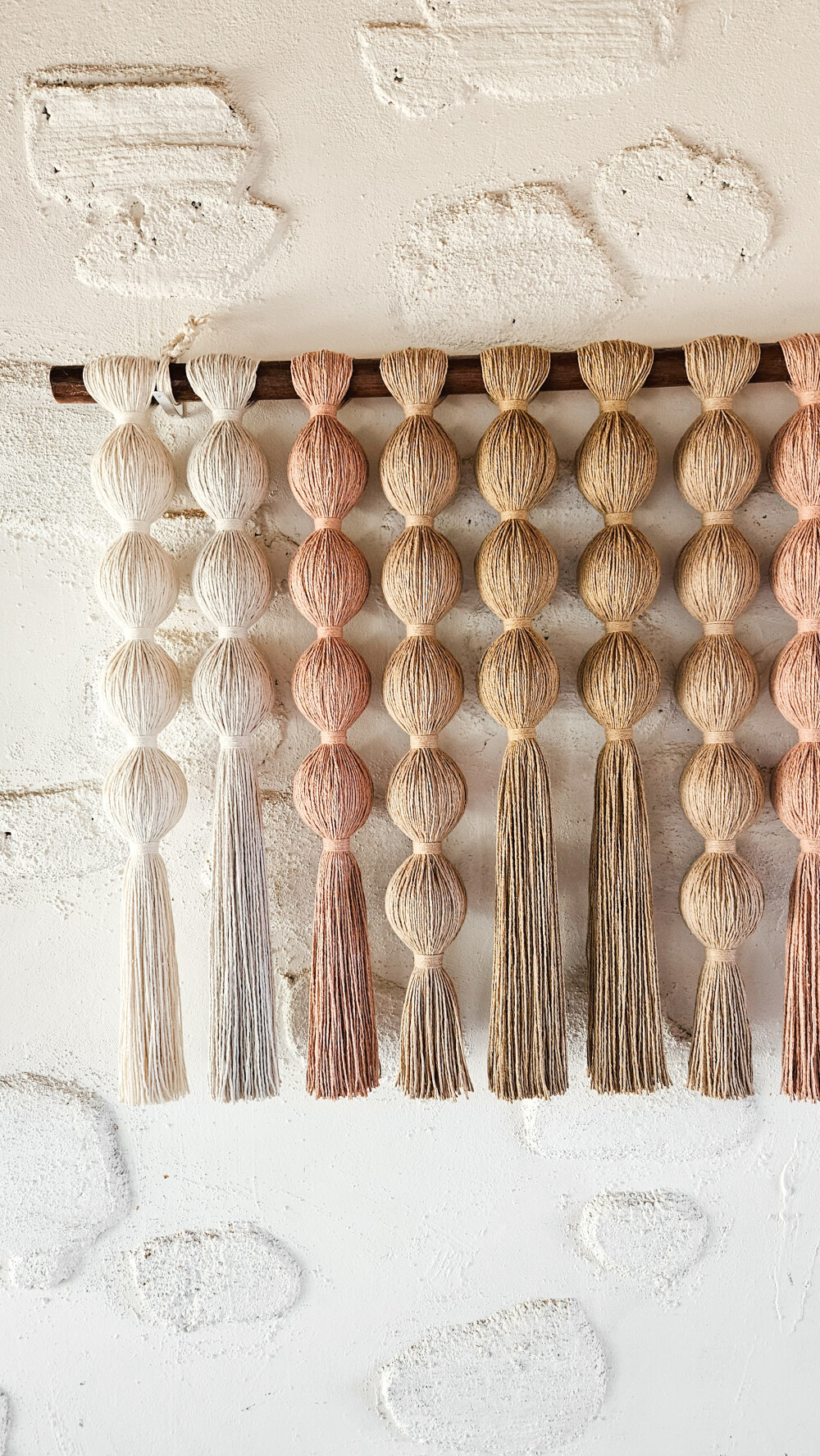 Painel de macramê- Bolas