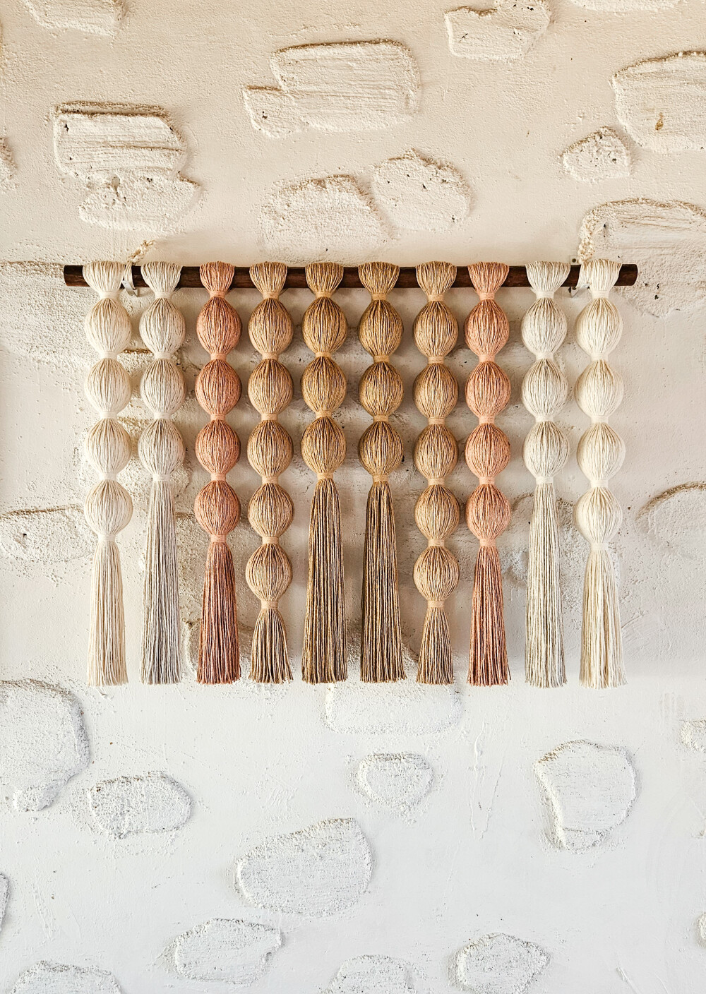 Painel de macramê- Bolas