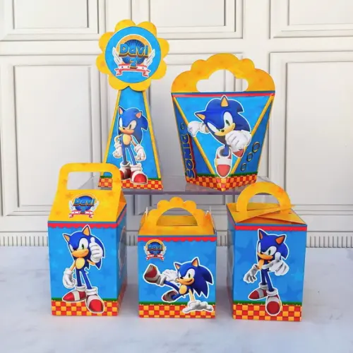 Kit 50 Caixas Sonic Básico