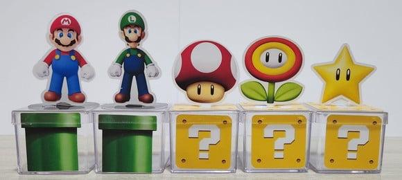 Caixa Acrílico Mario