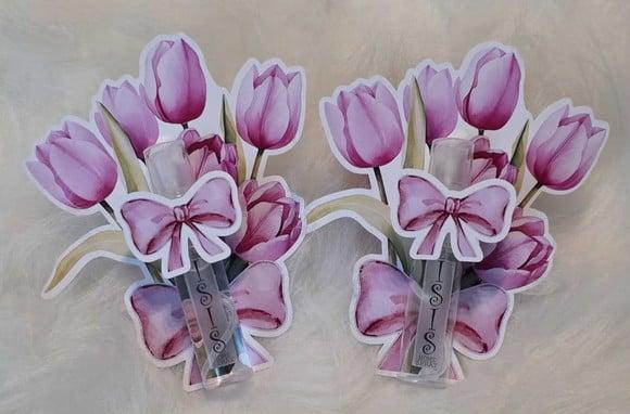 Lembrancinha Flor com Home Spray