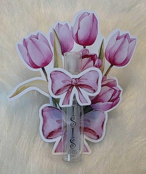 Lembrancinha Flor com Home Spray