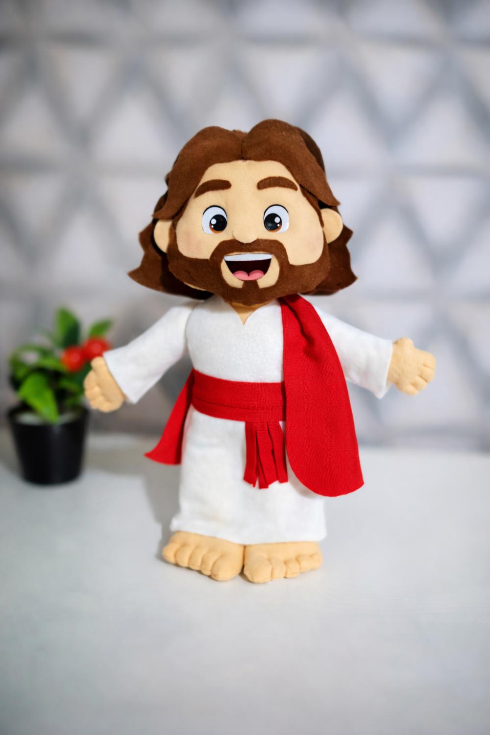 Boneco Jesus em feltro