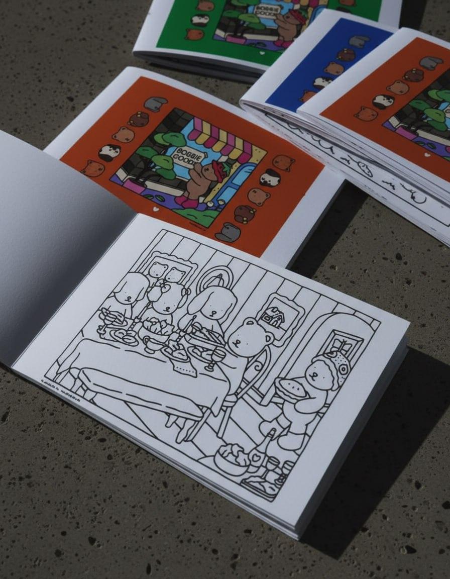 Mini Livro de Colorir Infantil BG Personalizado | Lembrancinha pa