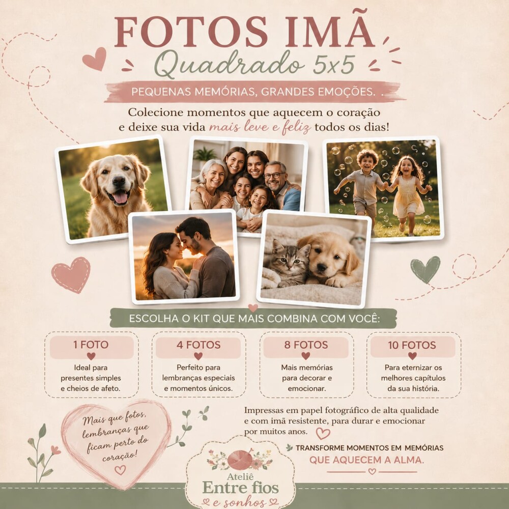 Ímã Personalizado Foto | Lembrança Especial Presente Criativo