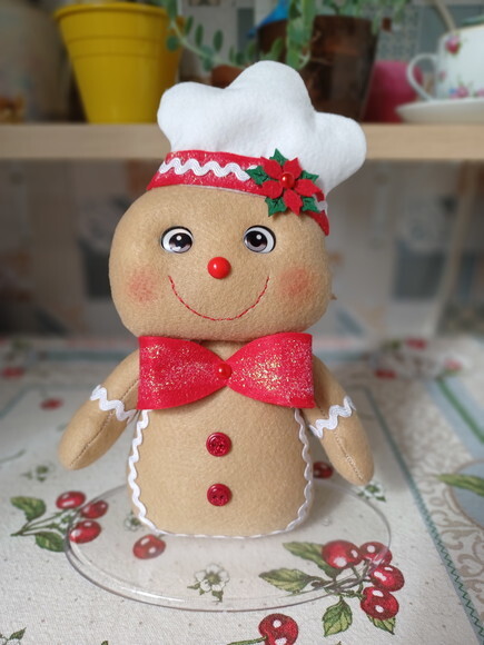 Boneco Ginger em Feltro
