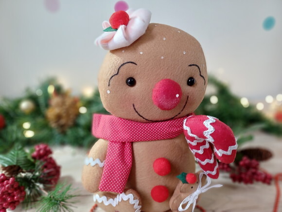 Boneco Gingerbread em Feltro