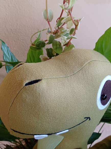 Dinossauro T-rex em Feltro