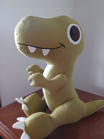 Dinossauro T-rex em Feltro