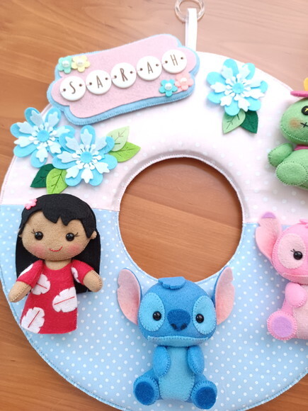 Guirlanda Stitch em Feltro