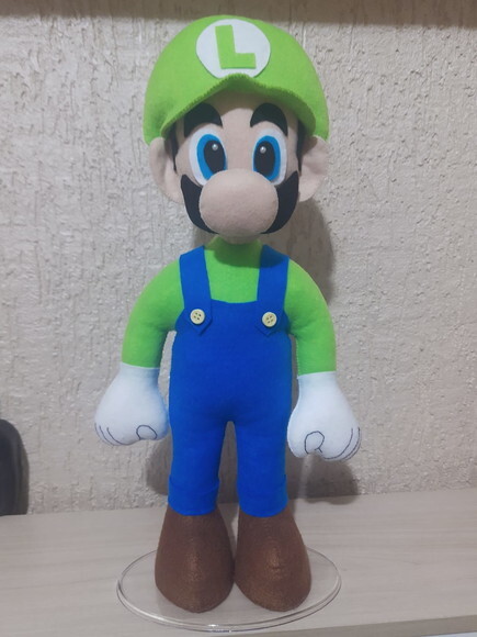 Mario e Luigi em Feltro
