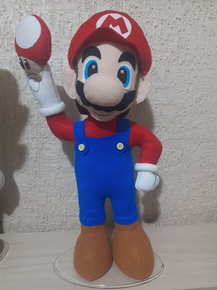 Mario e Luigi em Feltro