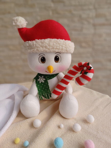 Boneco de Neve em Feltro