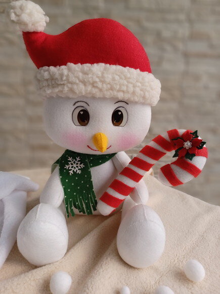 Boneco de Neve em Feltro