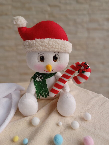 Boneco de Neve em Feltro