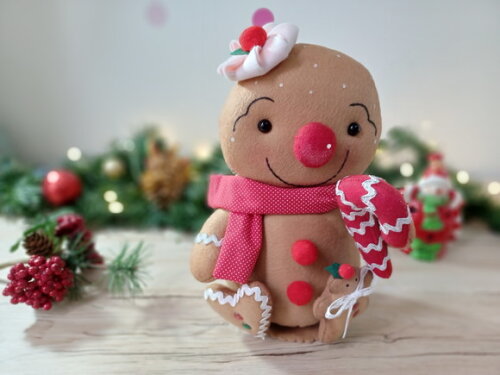 Boneco Gingerbread em Feltro
