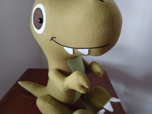 Dinossauro T-rex em Feltro