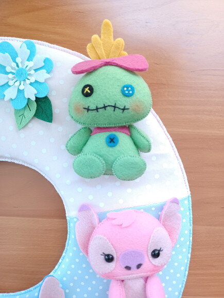 Guirlanda Stitch em Feltro