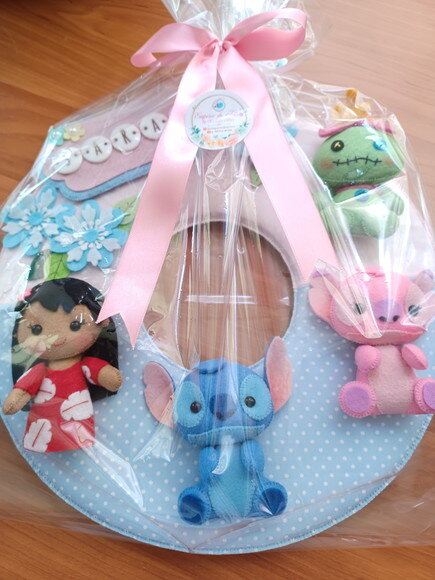 Guirlanda Stitch em Feltro