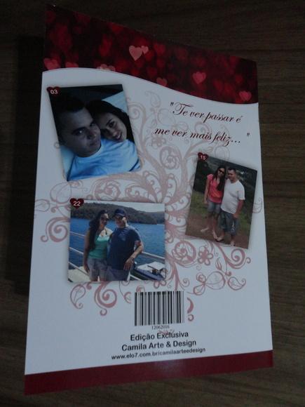 Álbum de figurinhas personalizado