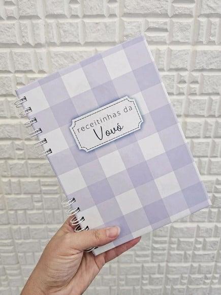Caderno de Receitas Personalizado Dia das Mães