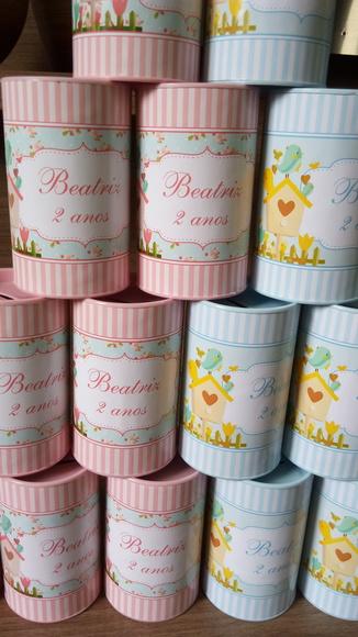 Cofrinho Personalizado Jardim