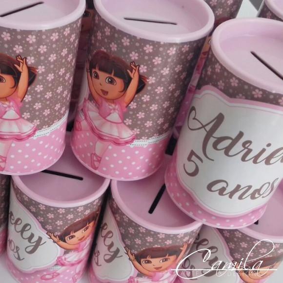 Cofrinho Personalizado Dora Bailarina