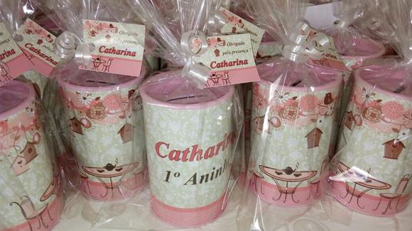 Cofrinho Personalizado Jardim
