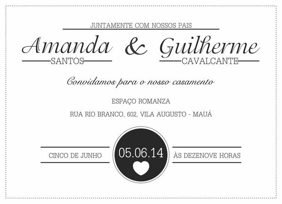 Convite Digital Casamento