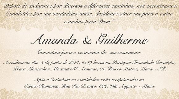 Convite Digital Casamento